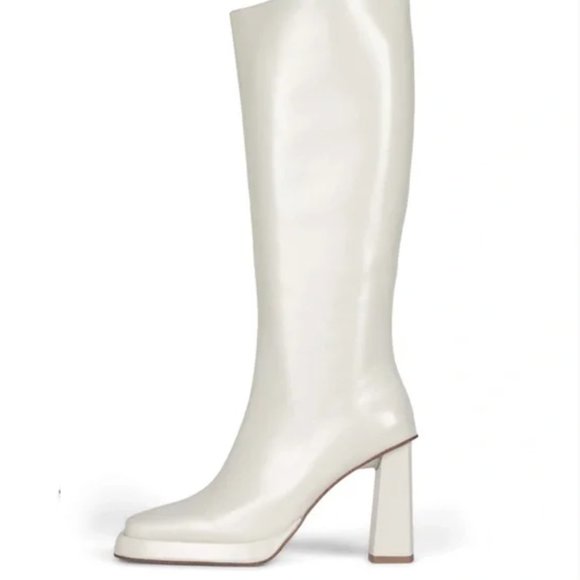 Jeffery Campbell MAXIMAL Boot In Ivory - Picture 4 of 9